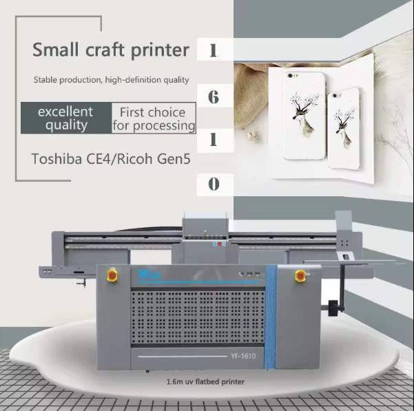 Inkjet UV Flatbed Printer 1610 With I3200 Head